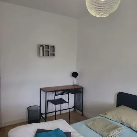 Appartement Clermont-Ferrand F3 2 chambres 1 chambre avec 1 lit simple et 1 chambre avec 2 lits doubles Clermont-Ferrand